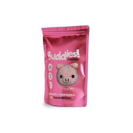 Kit de Tejido Buddies Peppy The Pig - Rosa