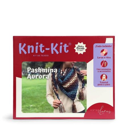 Kit de Tejido Pashmina Aurora