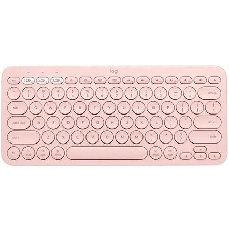 Teclado Logitech Pebble Keys 2 K380 Multi-Device Bluetooth  rosado