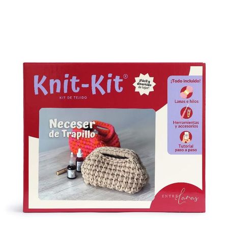 Kit de Tejido Neceser de Trapillo
