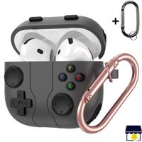 Case funda de silicona para Airpods Pro 1 y 2 Gen - Negro