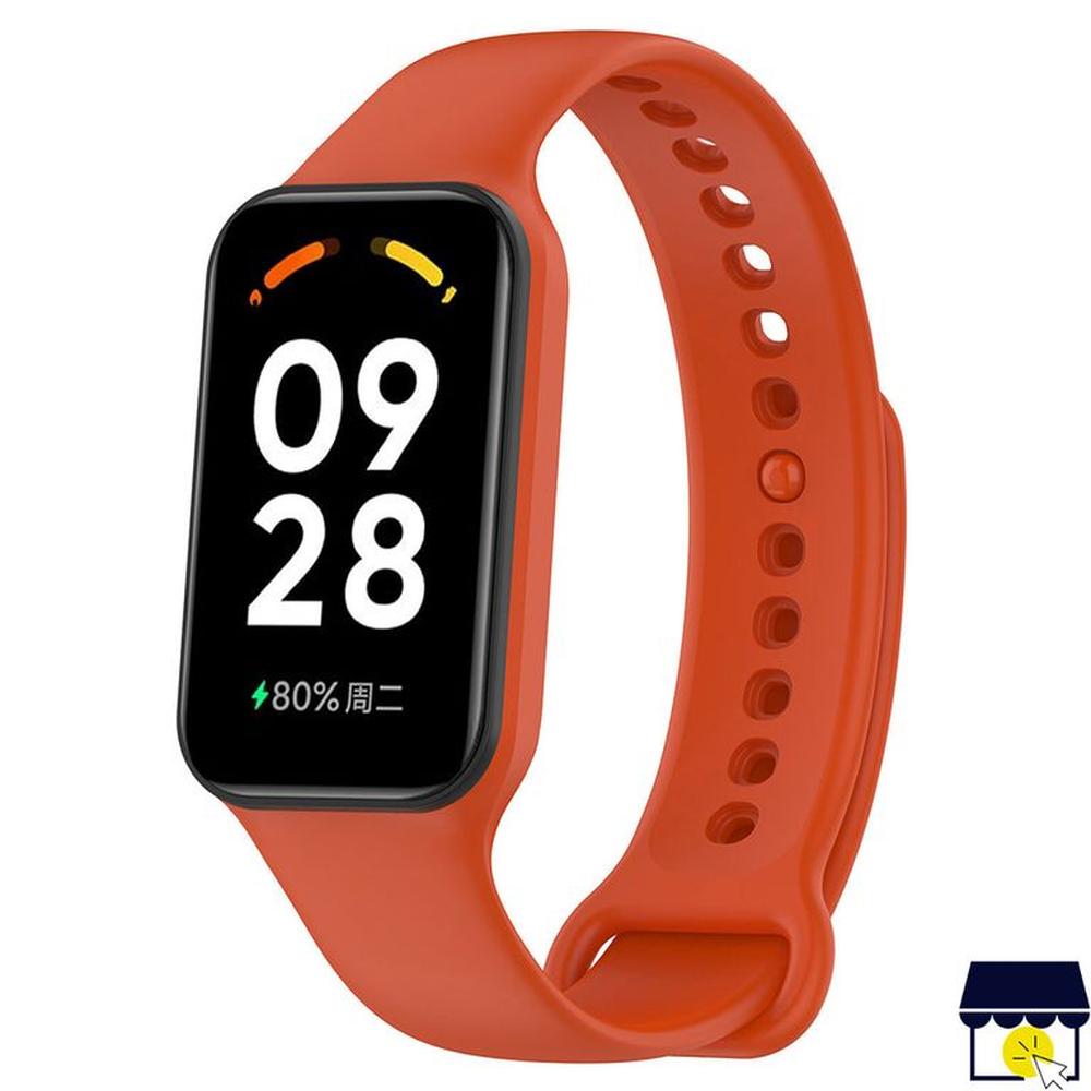 Correa de silicona para Xiaomi Redmi Band 2  Mica - NARANJA