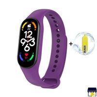 Correa de silicona Mi Band 7- PURPURA + MICA