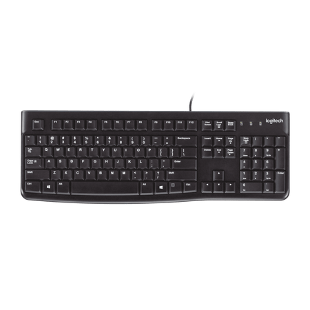 Teclado Logitech K120 Estandar Sp Usb Black (PN:920-004422) Teclado Logitech K120 Estandar Sp Usb Black 920-004422