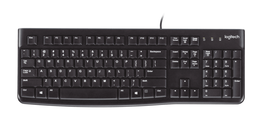 Teclado Logitech K120 Estandar Sp Usb Black (PN:920-004422)
