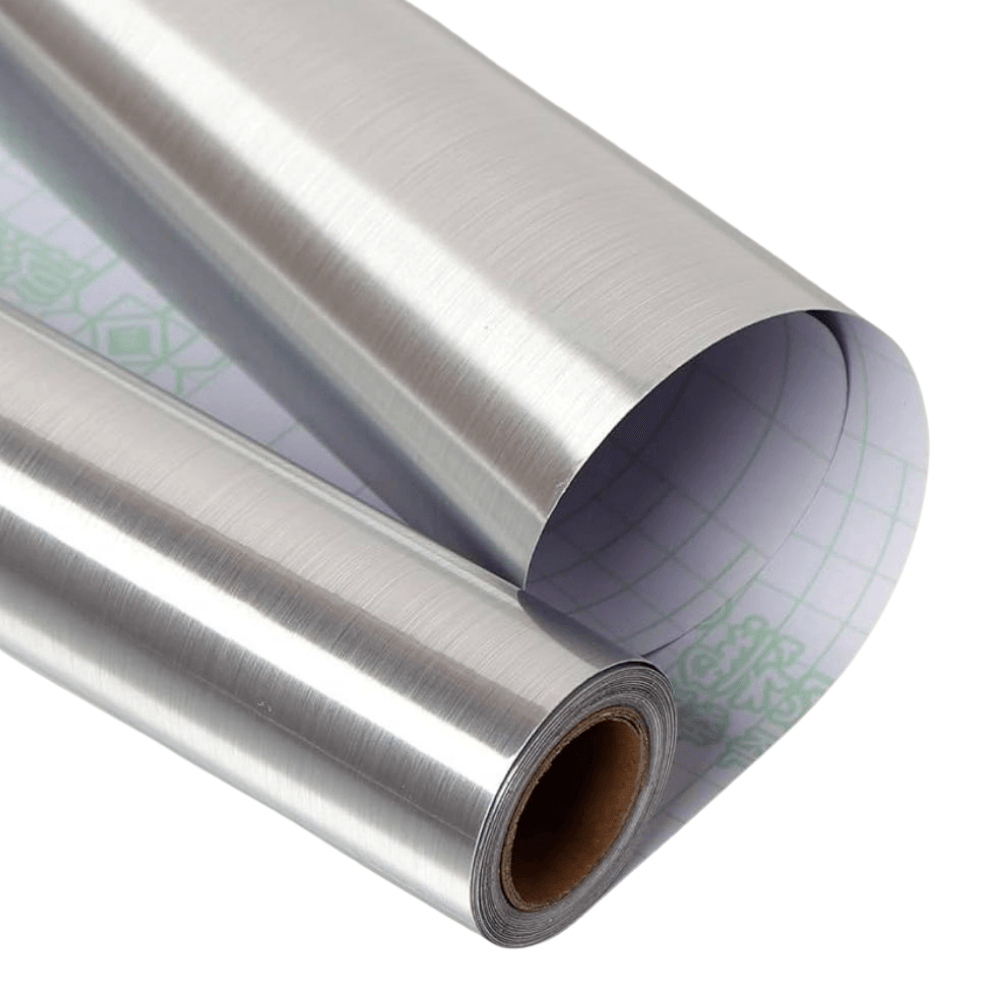 Vinil Adhesivo Decopapel Acero Claro 0.45x3m