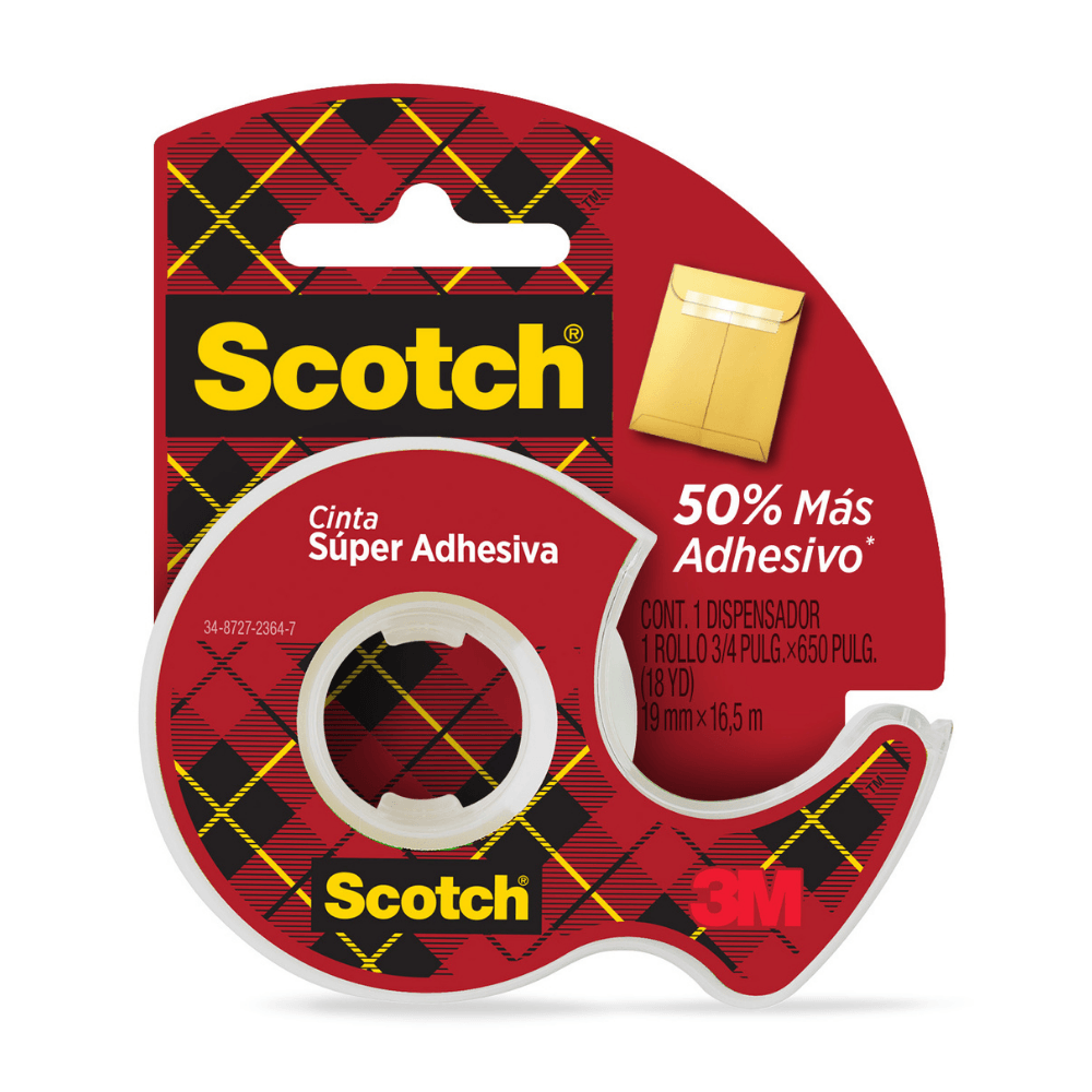 Cinta Scotch Super Adhesiva 19mm x 16m