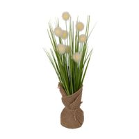 Planta artificial Ramo de hierba y esferas Lari 42cm Atmosphera