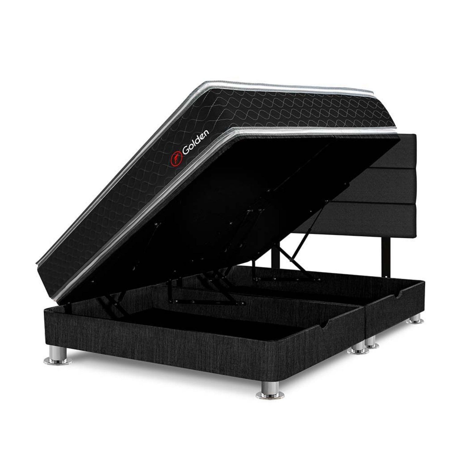 Dormitorio Boxet Gris Golden Queen Forli