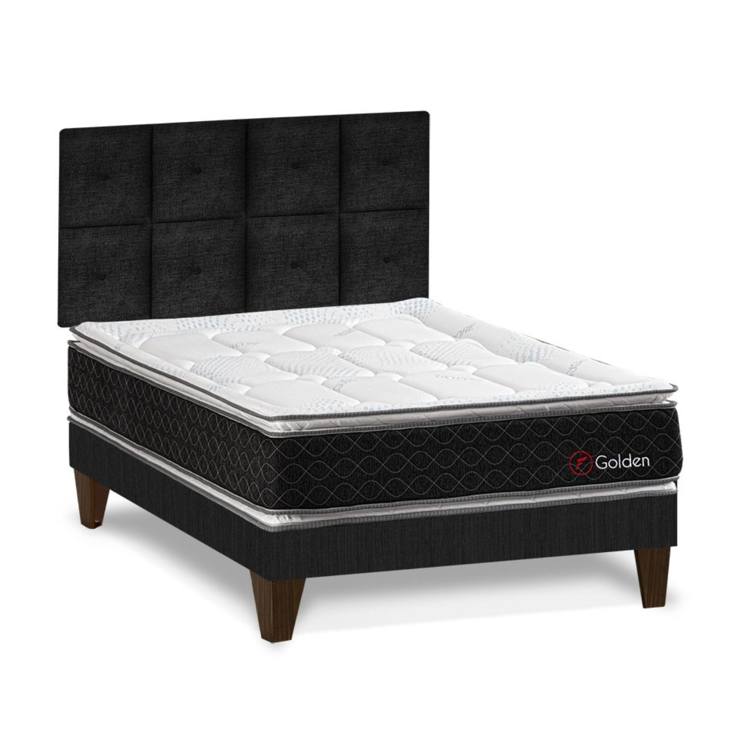 Dormitorio Europeo Golden 2 plazas + Cabecera Forli