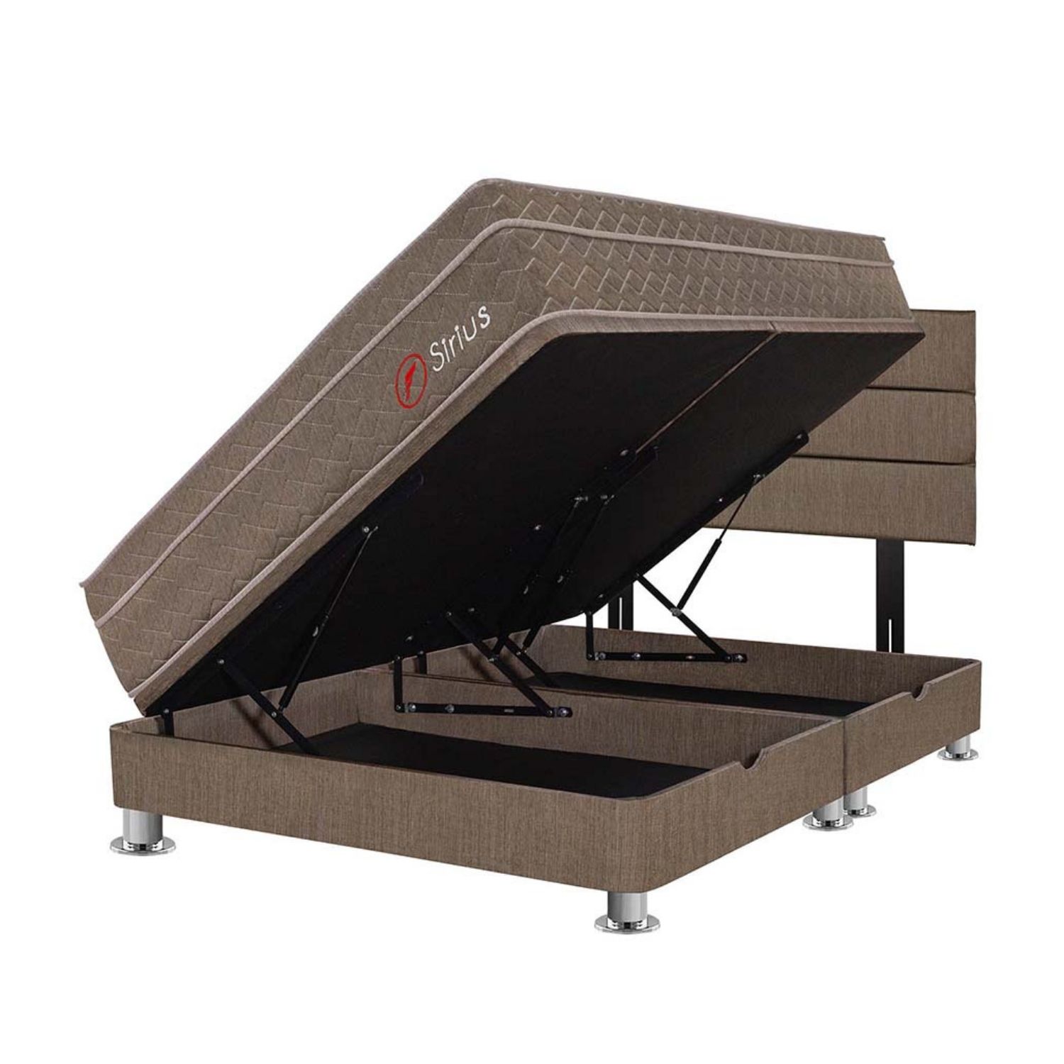 Dormitorio Boxet Marrón Sirius Queen Forli