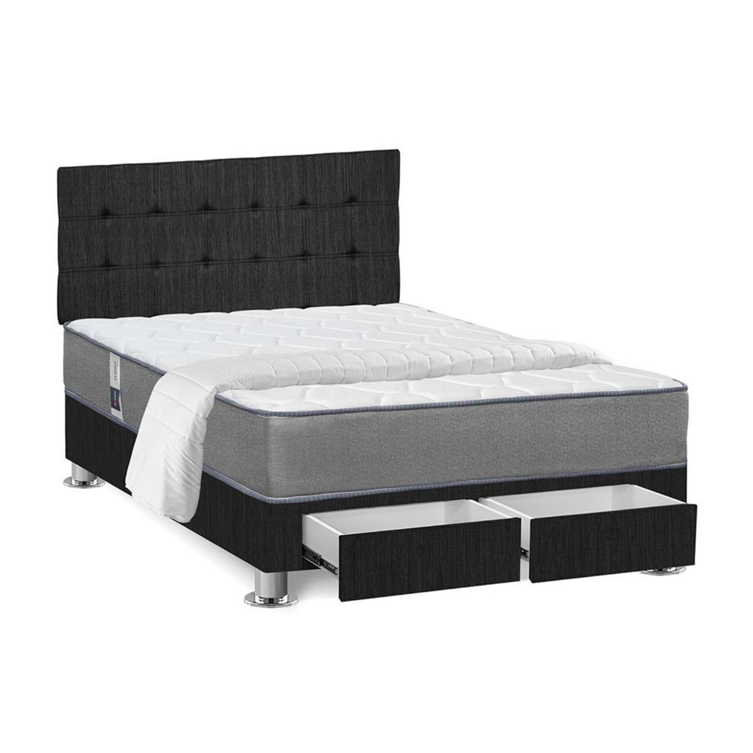 Juego de dormitorio Polaris con cajones 2 plazas Forli