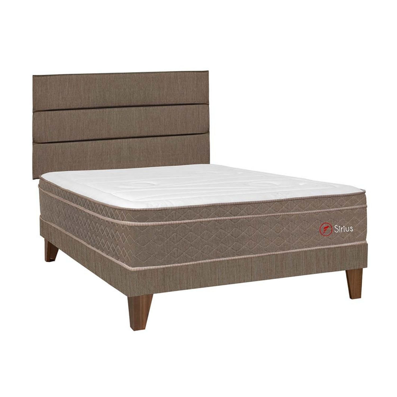 Dormitorio Europeo Sirius 1.5 plazas +  Cabecera Superior Marrón Forli