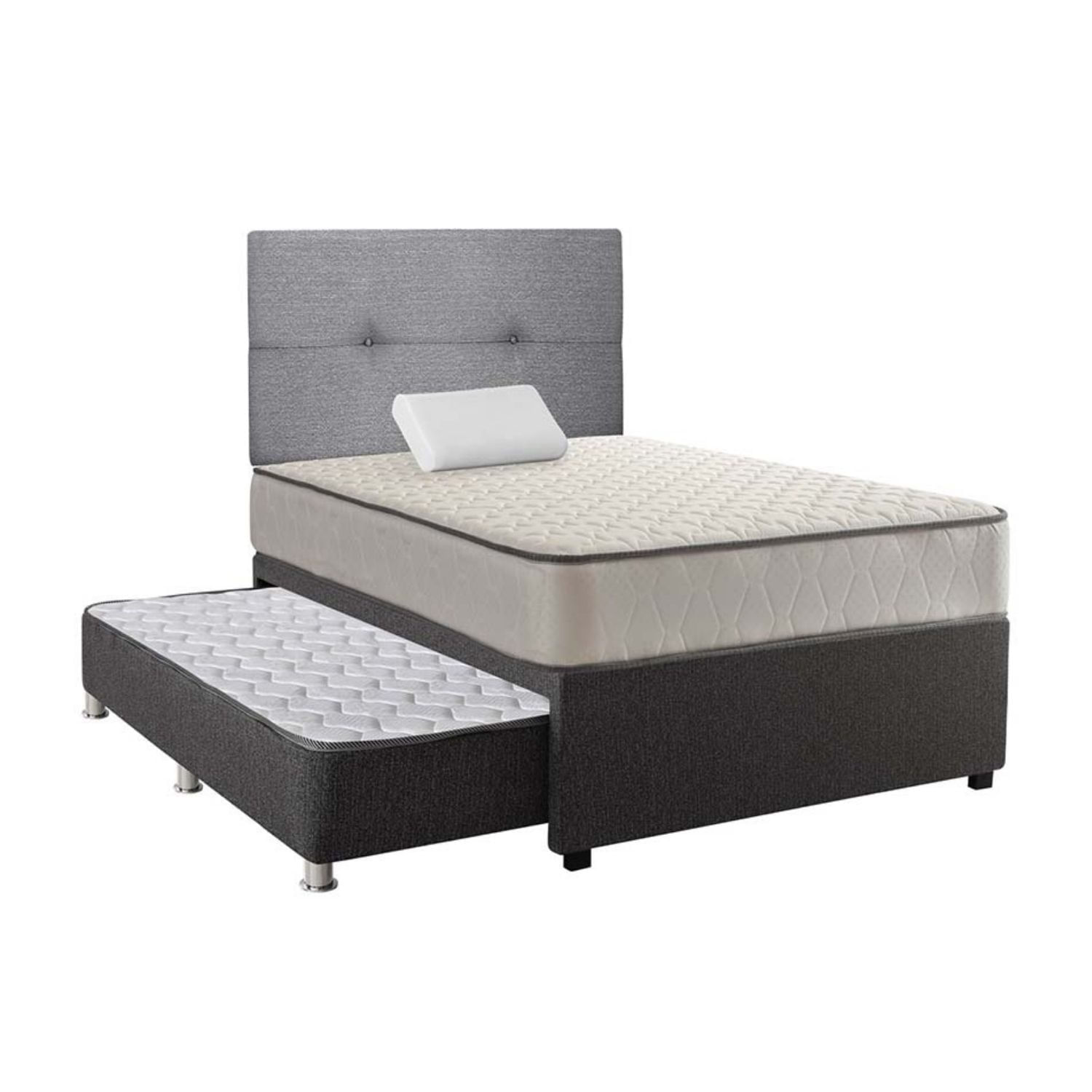 Cama Divan Elegant 1.5 plazas + Cabecera Forli