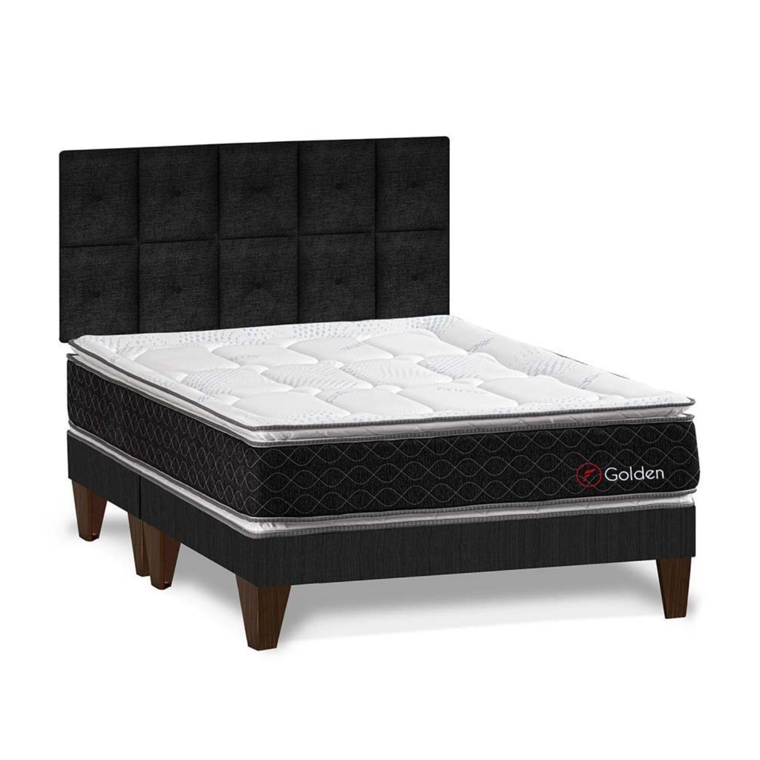 Dormitorio Europeo Golden Queen + Cabecera Forli