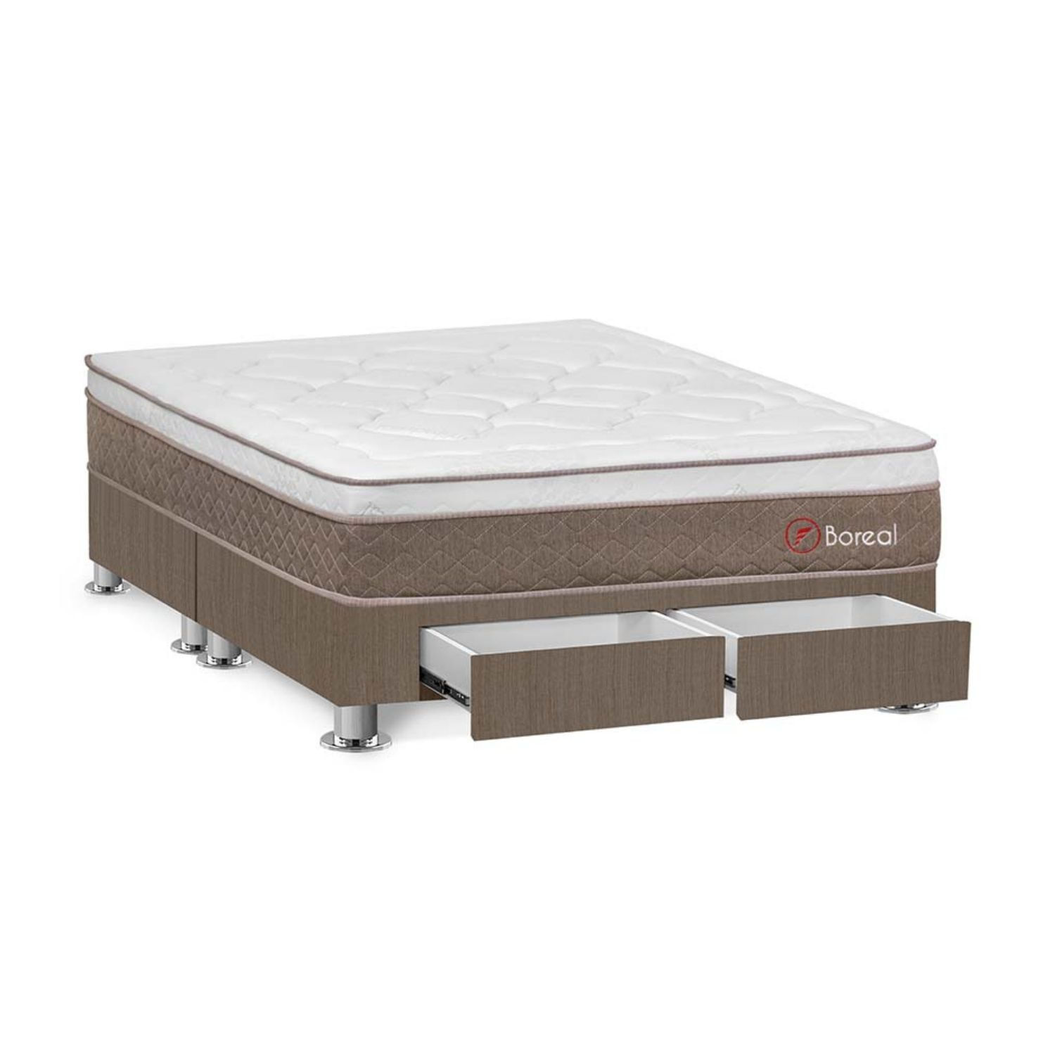 Cama 2 cajones Boreal Pocket Ss Queen Forli