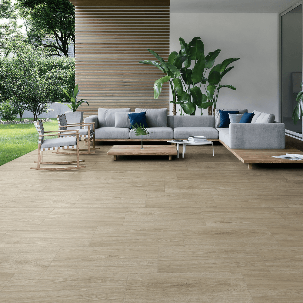 Piso Cerámico Maderado Larice II Griege 30x60cm 1.80m2 Celima