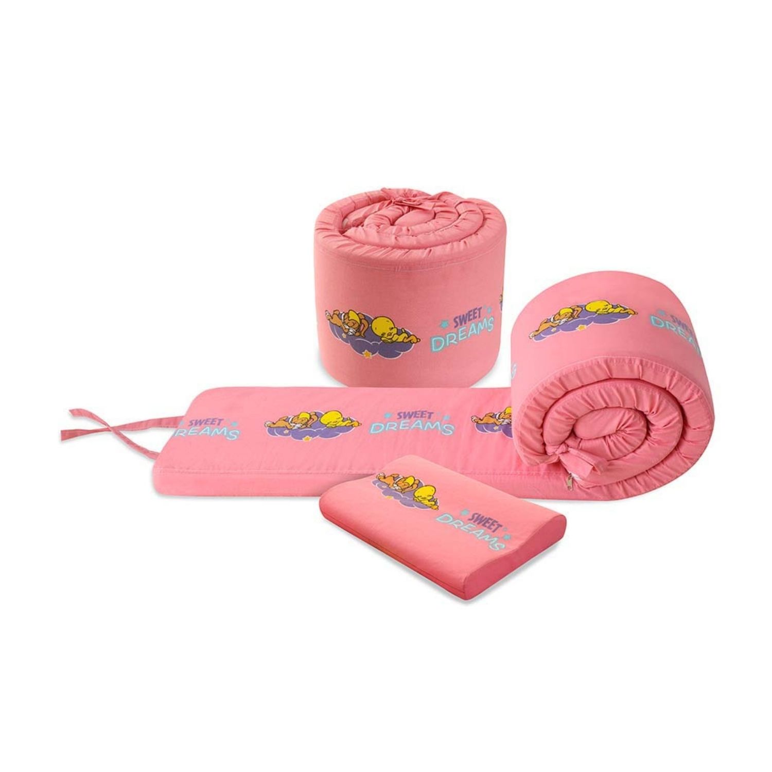 Combo Colchón Cuna + Protector + 1 Almohada Niña Forli