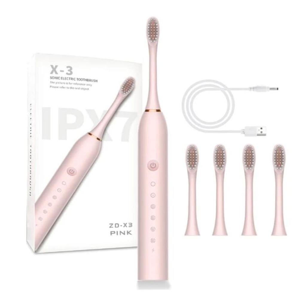 Cepillo Dental Electrico Limpieza Bucal Recargable Niños Adultos