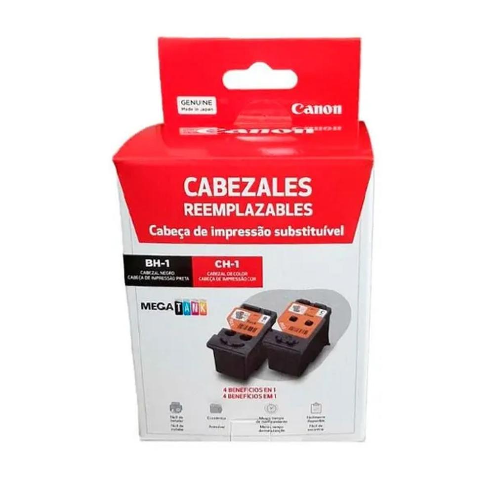 PACK DE CABEZALES COLOR Y NEGRO CANON BH-1 CH-1 ORIGINAL G3110 G3100