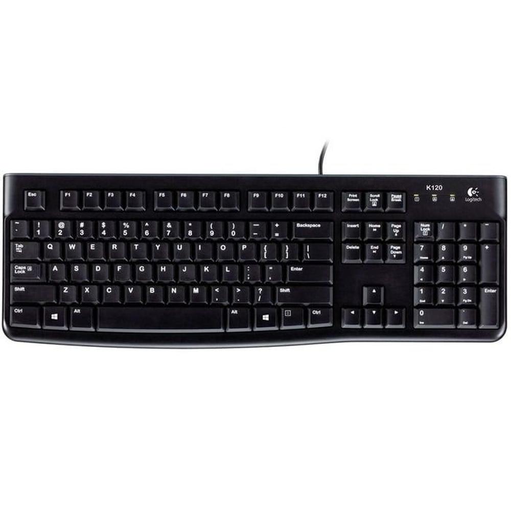 Teclado Logitech K120 USB español - negro