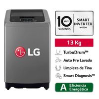 Lavadora LG Carga Superior 13 Kg WT13BPBK Negro claro