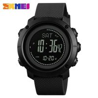 Reloj Skmei 1427 Unisex ALTÍMETRO BARÓMETRO BRUJULA PODÓMETRO Verde Militar