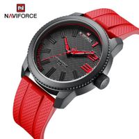 Reloj Naviforce 9202T Correa Roja de silicona Rojo
