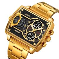 Reloj Skmei 2229 Dorado Original Analogo y Digital. Dorado