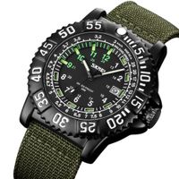Reloj Skmei 9281 VERDE MILITAR Corres Nylon Verde
