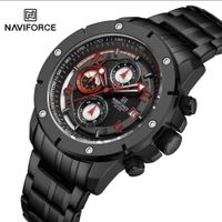 Reloj Naviforce NF8056 Plateado Correa Acero para Caballero Plateado