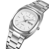 Reloj Skmei 2420 Plateado Analógo Acero Plateado