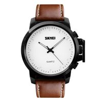 RELOJ SKMEI 1208 Negro Correa Cuero Negro