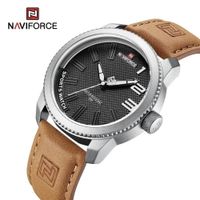 Reloj Naviforce NF9202L Correa Cuero Para caballero Negro