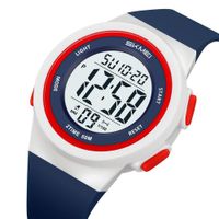 Reloj Skmei 2286 Correa Silicona Unisex Digital Celeste