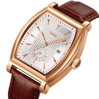 Reloj Skmei 9306 Correa Cuero Analógo para Caballero Negro