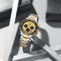 Reloj Naviforce 8049 Analogo Correa Acero Para caballero Plateado