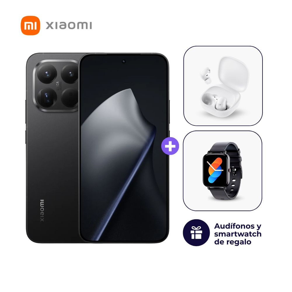 Xiaomi 15T Pro 512GB 12GB Ram Negro + Smartwatch + Audifonos