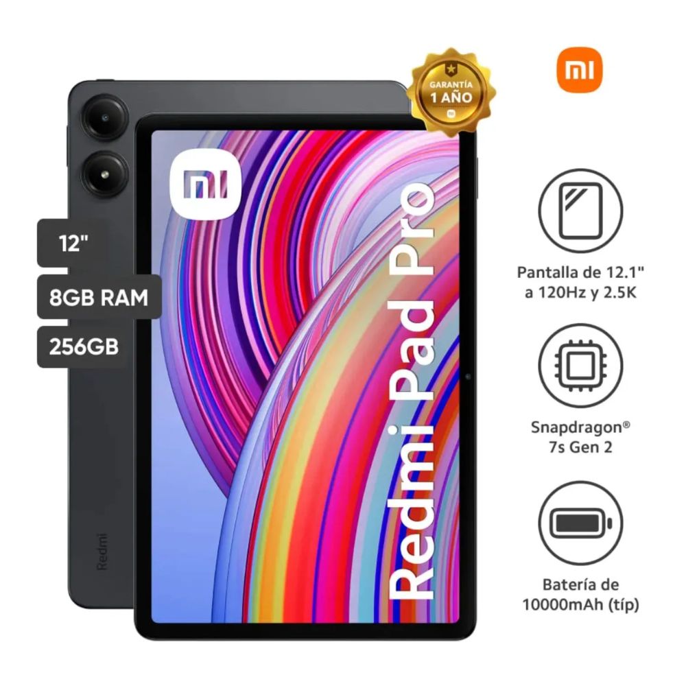 TABLET XIAOMI REDMI PAD PRO-12 8GB 256GB GRAPHITE GRAY