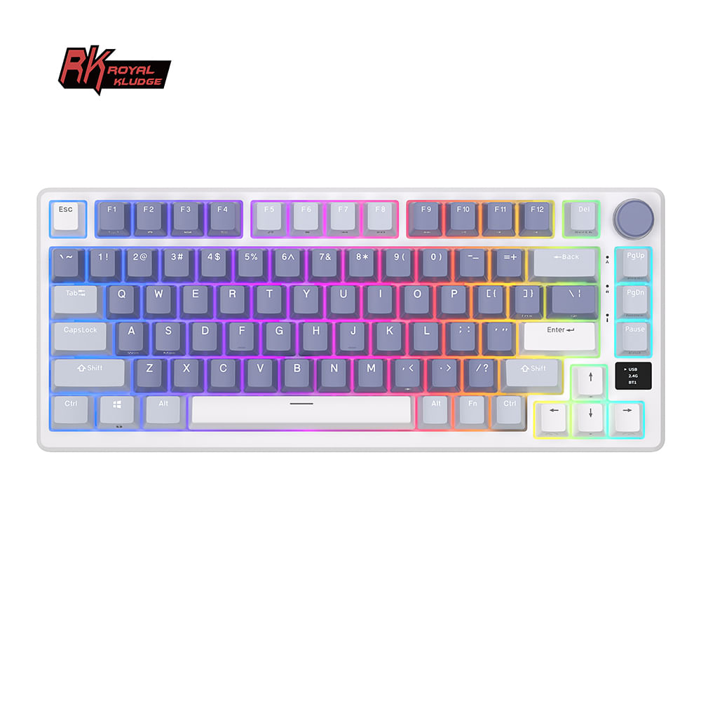 Teclado Gamer Mecanico Royal Kludge Rk-m75 Taro Milk