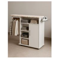 Mesa de Planchar Clásica Madiel color Blanco 1 puerta TU MESITA