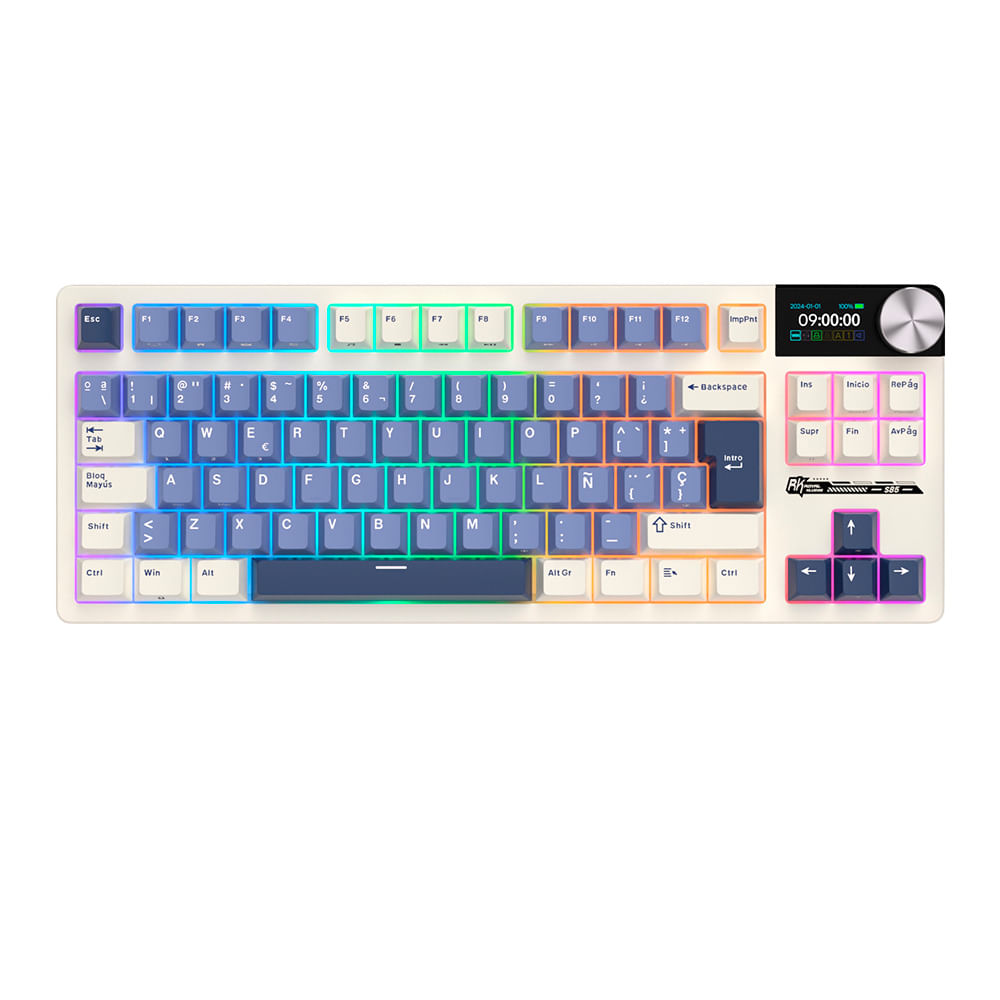 Teclado Gamer Rk Royal Kludge S85 Horizon Blue