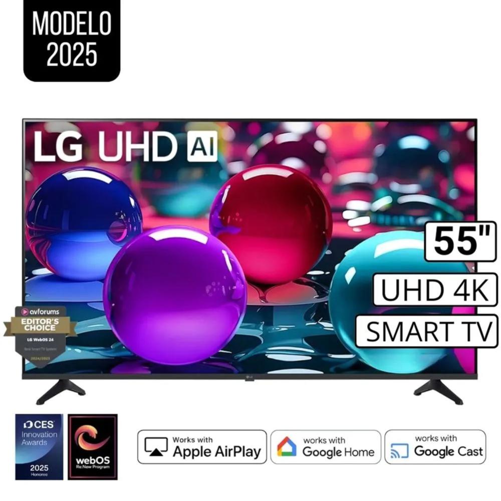 Televisor LG LED 55 UHD 4K ThinQ AI 55UA7300PSB