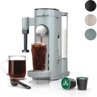 CAFETERA PODS & GROUNDS MONODOSIS NINJA, ESPUMADOR Y MOLIDO, 690 ML | AZUL