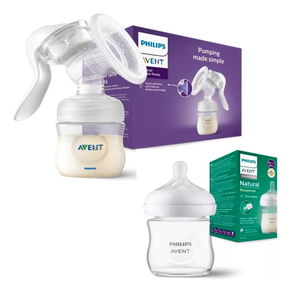 Extractor Manual Avent Modelo con Bolsa Incluida