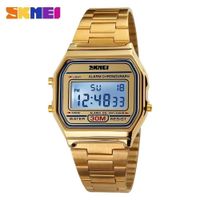 Reloj Skmei 1123 Dorado Correa Acero Dorado