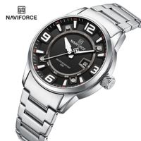 Reloj Naviforce NF8044 Acero Plateado Para Caballero Plateado