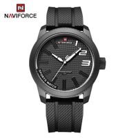 Reloj Naviforce 9202T Correa Negra de silicona Negro