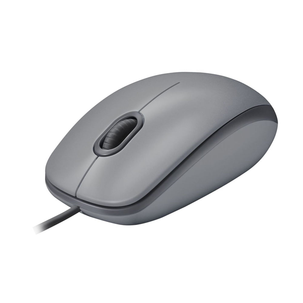 Mouse Logitech M110 Silent - Diseño Ergonómico, Color Plata, Conectividad Óptima y Silencioso
