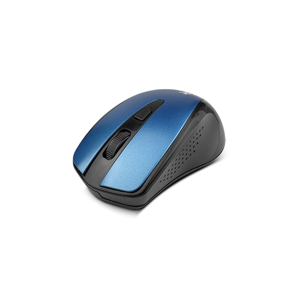 Mouse Inalámbrico Xtech XTM-315BL - Azul - 2.4 GHz, 1600 DPI, 4 Botones, Conexión Eficiente